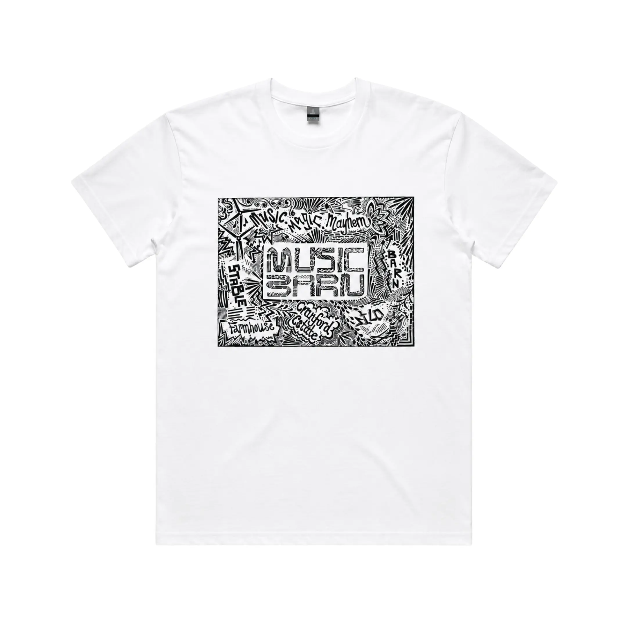 Music Barn x Black Ink Tee